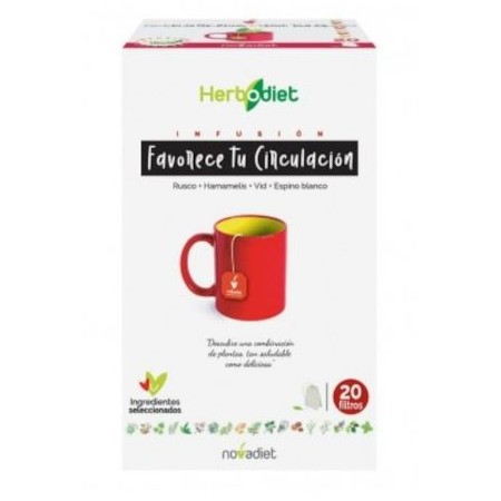 HERBODIET FAVORECE TU CIRCULACION  20FILTROS