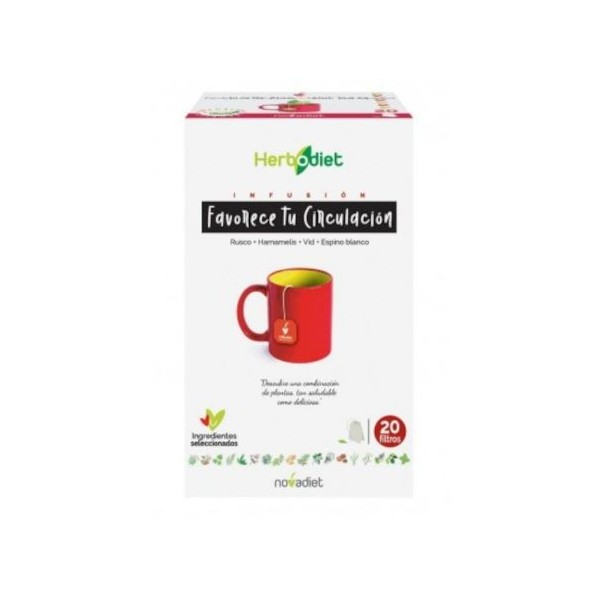 HERBODIET FAVORECE TU CIRCULACION  20FILTROS