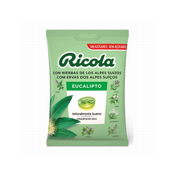 CARAMELO DE EUCALIPTO S/AZUCAR RICOLA