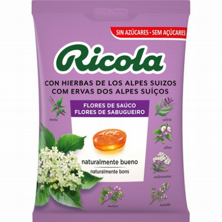 CARAMELO FLOR DE SAUCO S/AZUCAR RICOLA