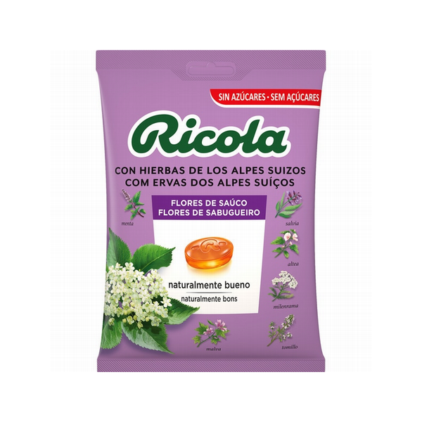 CARAMELO FLOR DE SAUCO S/AZUCAR RICOLA