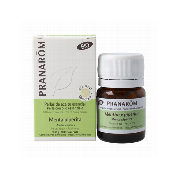 ACEITE ESENCIAL MENTA PIPERITA PARTES AEREAS BIO 60 PERLAS
