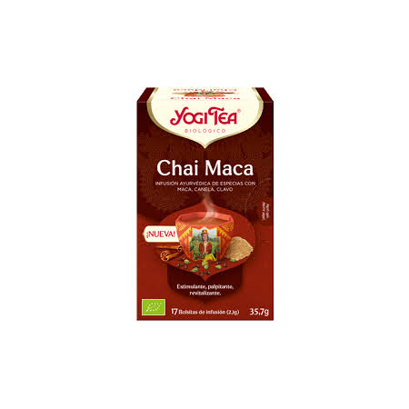 YOGI MACA CHAI ORGANIC ECO 17 X 2 G