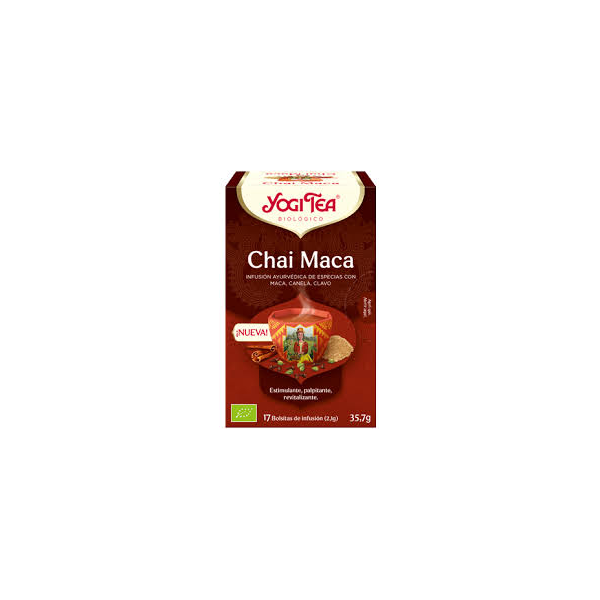 YOGI MACA CHAI ORGANIC ECO 17 X 2 G