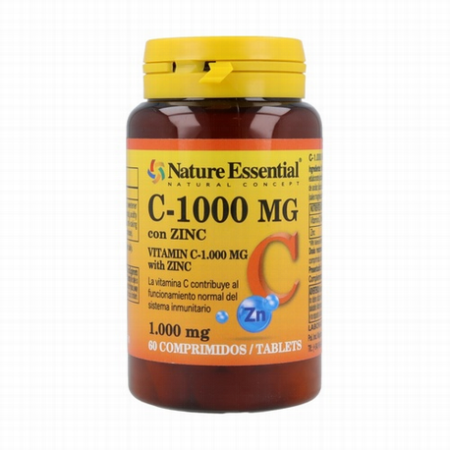 VITAMINA C+ ZINC  1000  MG NATURE ESSENTIAL 60 COMP