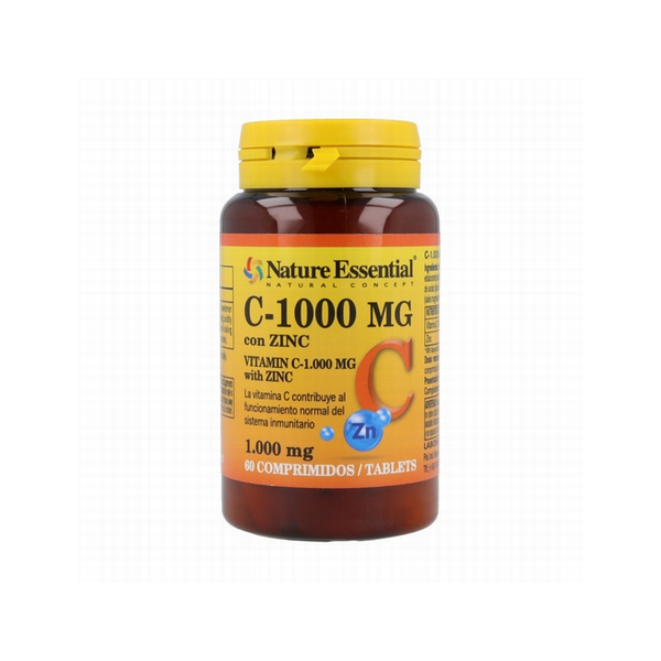 VITAMINA C+ ZINC  1000  MG NATURE ESSENTIAL 60 COMP