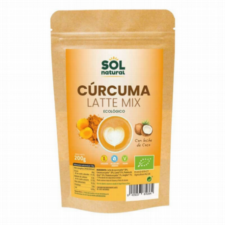 CURCUMA LATTE 200GR SOL NATURAL