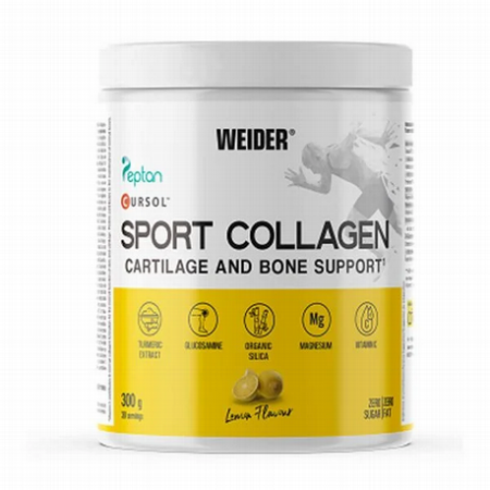 SPORT COLLAGEN 300 GR CON CURCUMA Y SILICIO LIMON