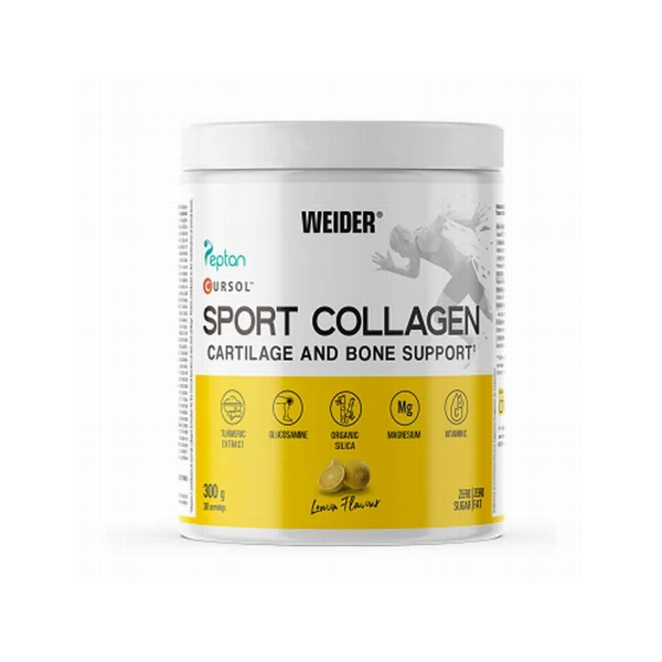 SPORT COLLAGEN 300 GR CON CURCUMA Y SILICIO LIMON