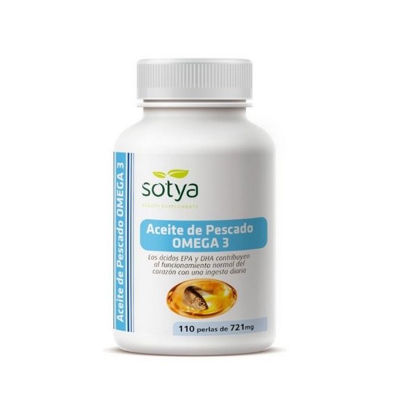 ACEITE DE PESCADO OMEGA 3  721MG PERLAS 110U