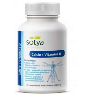 CALCIO+VIT.D 100 COMPRIMIDOS  SOTYA