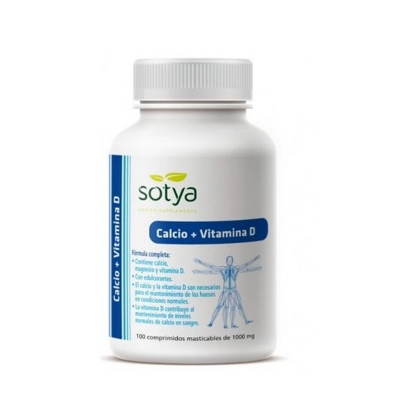 CALCIO+VIT.D 100 COMPRIMIDOS  SOTYA