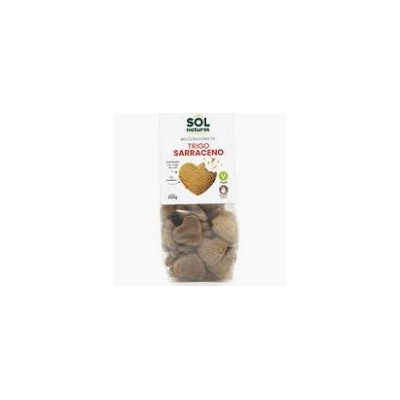 GALLETAS TRIGO SERRACENO CON SIROPE  DE MAIZ (SOL NATURAL )
