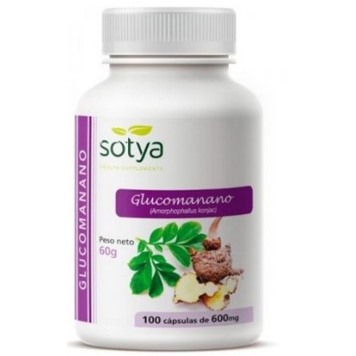 GLUCOMANANO 100CAP 600MG SOTYA