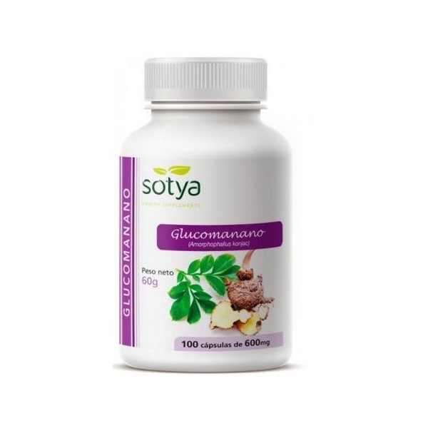 GLUCOMANANO 100CAP 600MG SOTYA