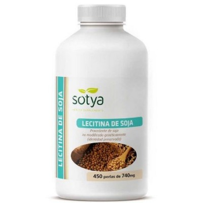 LECITINA DE SOJA 740MG PERLAS 450U