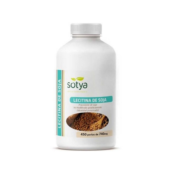 LECITINA DE SOJA 740MG PERLAS 450U