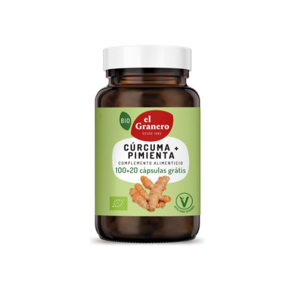 CURCUMA+PIMIENTA 100+20cap E.G.