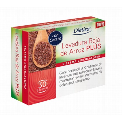 LEVADURA ARROZ 60 CAPSULAS  DIETISA