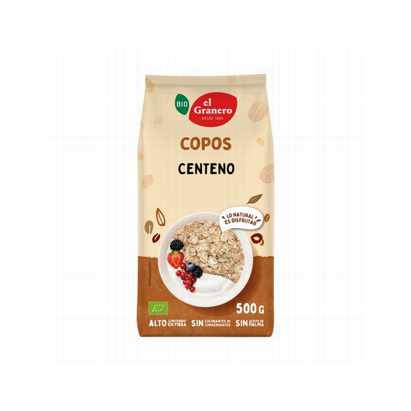 COPOS CENTENO 500GR BIO   E.G