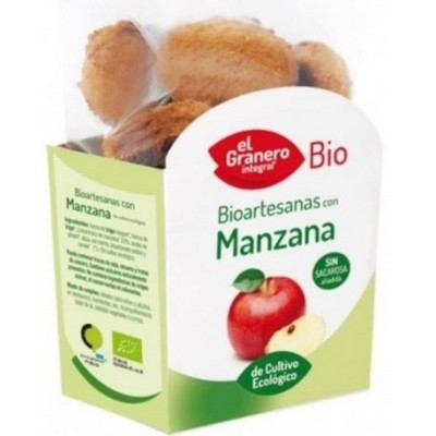 GALLETAS BIOARTESANAS MANZANA, 250 g