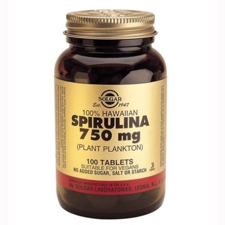 SPIRULINA 100TAB 750MG SOLGAR