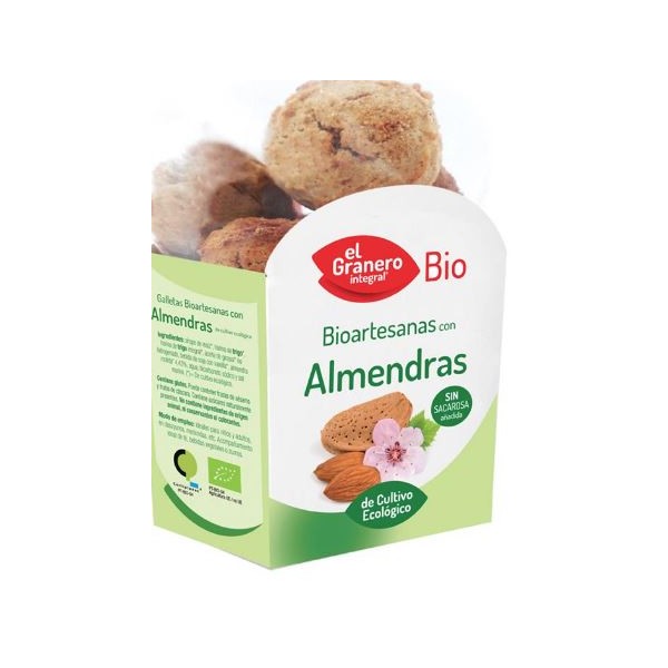 GALLETAS BIOARTESANAS ALMENDRA, 250 g