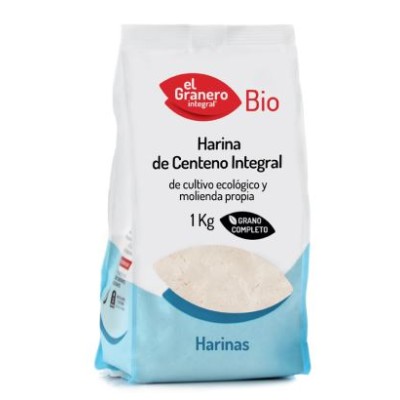 HARINA CENTENO INTEGRAL  BIO 1KG EL GRANERO