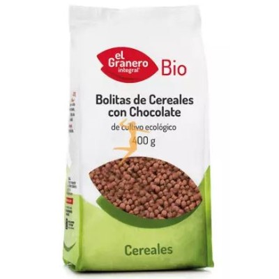 BOLITAS DE CEREALES C/CHOCOLATE BIO, 400 g