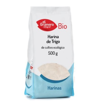 HARINA DE TRIGO BLANCA BIO, 500 g