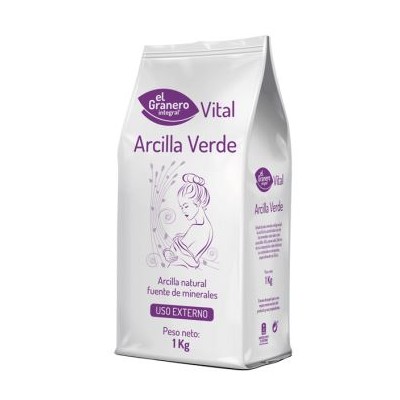 ARCILLA VERDE EN POLVO, 1 Kg