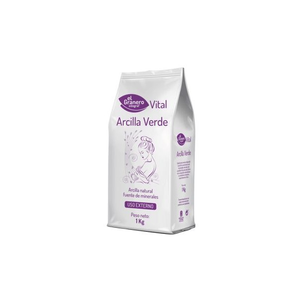 ARCILLA VERDE EN POLVO, 1 Kg