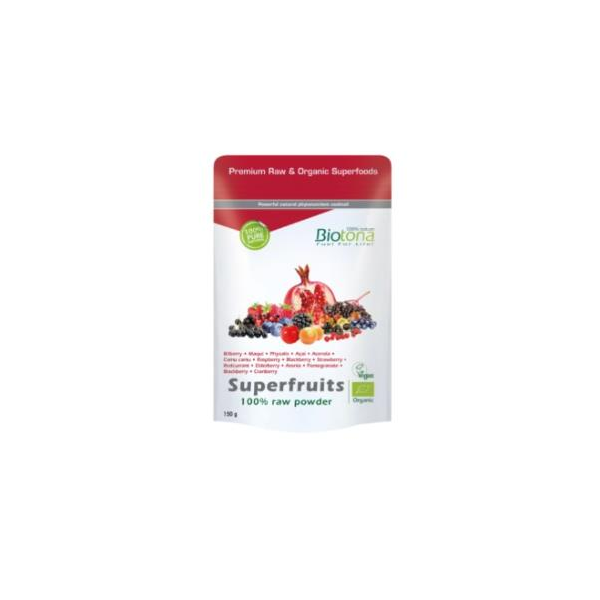 SUPERFRUITS RAW 150 GR BIOTONA