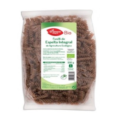 FUSILLI INTEGRALES DE ESPELTA BIO, 500 g