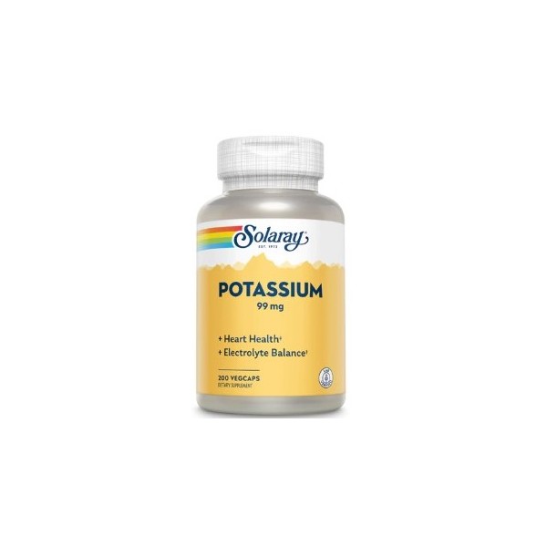 POTASIO CITRATO 99mg 200 vegcap (BIG) - SOLARAY