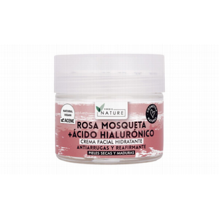 CREMA FACIAL ROSA MOSQUETA + ACIDO HIALURONICO