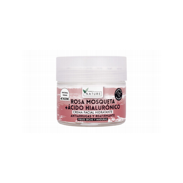 CREMA FACIAL ROSA MOSQUETA + ACIDO HIALURONICO