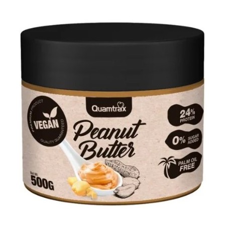 QUAMTRAX CREMA DE CACAHUETE 500GR