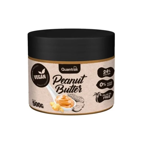 QUAMTRAX CREMA DE CACAHUETE 500GR