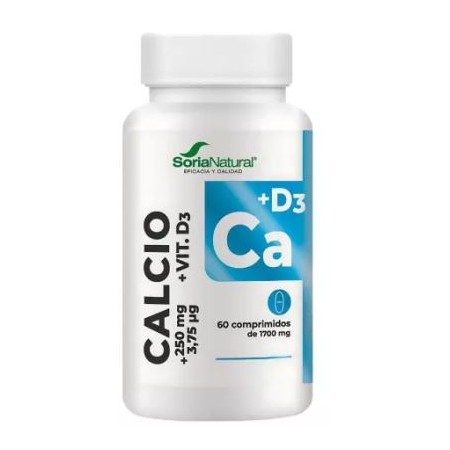 CALCIO +D3  liberacion sostenida 1700mg 60comp. S/N