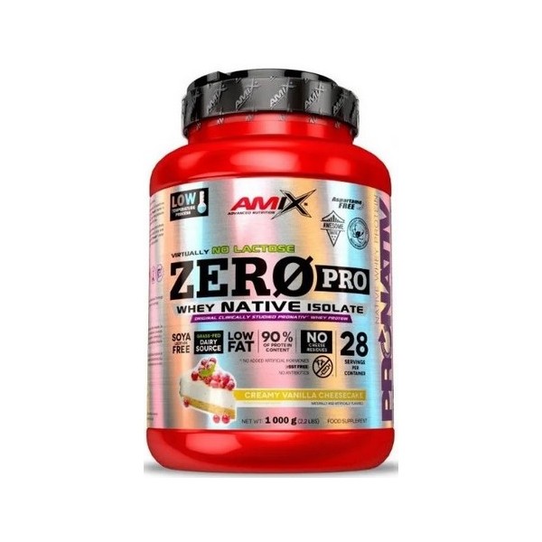 AMIX ZEROPRO PROTEIN 1kg fresa