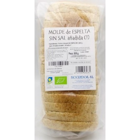 MOLDE ESPELTA SIN SAL 500g - BIOGREDOS