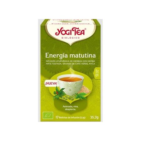 YOGI TEA ENERGIA MATUTINA 17infusiones BIO