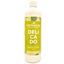 GEL BAÑO DELICADO MANZANILLA Y LIMA 750ml.
