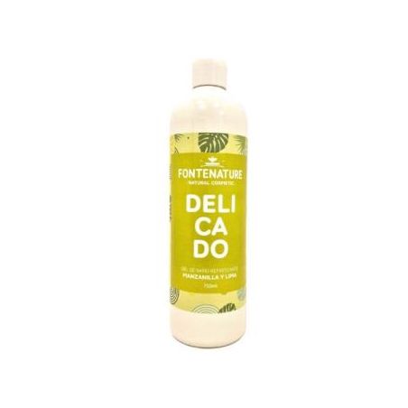 GEL BAÑO DELICADO MANZANILLA Y LIMA 750ml.