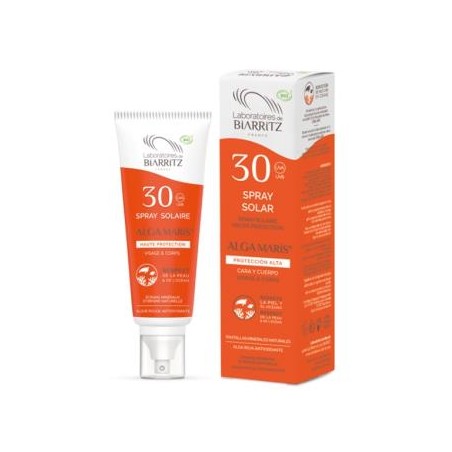 SPRAY SOLAR cara y cuerpo SPF30 100ml. BIO - LAB. BIARRITZ