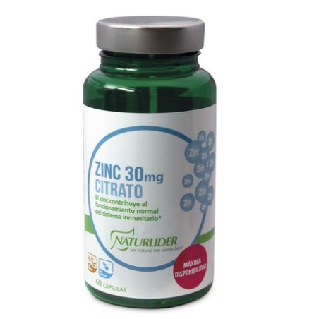 ZINC CITRATO 60 vcaps NATURLIDER