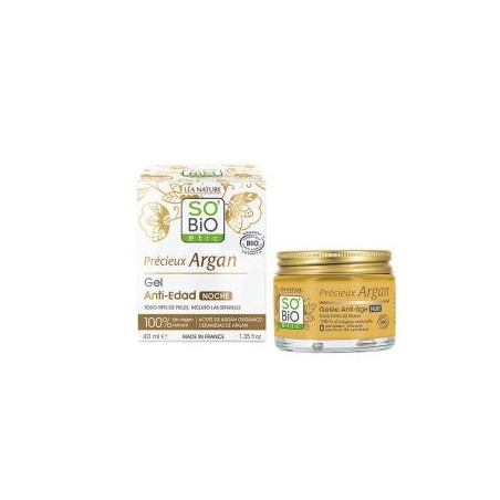GEL NOCHE ANTIEDAD argan 40ml. BIO - SO´BIO ETIC
