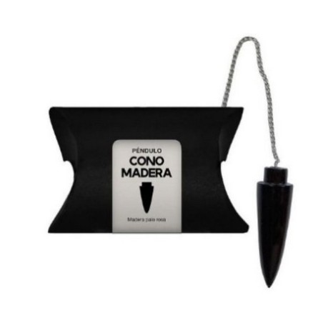 PENDULO CONO MADERA PALO ROSA