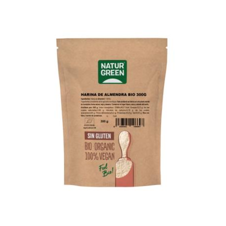   HARINA DE ALMENDRA 300gr. BIO SG VEGAN NATURGREEN